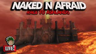 Naked N Afraid 12 Players Race to build a village | Valheim Ashlands |