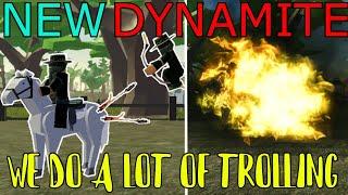 New Dynamite Arrow Trolling (the Wild West Roblox)