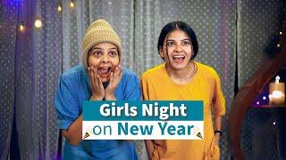 Girls on New Year || Niha Sisters Clips || Telugu || Comedy || Clip 54