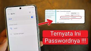 Cara Mengetahui Password WIFI