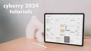 2024 Cyberry Digital Planners | Setup Guide & Tutorials