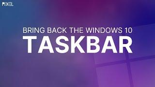 Bring Back the Windows 10 Taskbar in Windows 11 | Explorer Patcher Tutorial