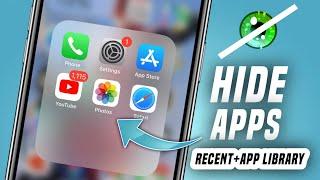 How To Hide Apps On iPhone | How To Hide Apps on iPhone From App Library Without Screen Time