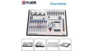 YUER™️ Professional Equipment DMX Titan Mobile Stage Lighting Console Controller