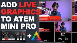 How to add LIVE GRAPHICS to your ATEM Mini PRO