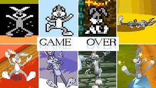 Evolution Of Bugs Bunny Death Animation & Game Over Screens (1983 - 2023)