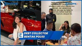 Viral Debt Collector Bentak Polisi saat Tarik Mobil Seleb Tiktok