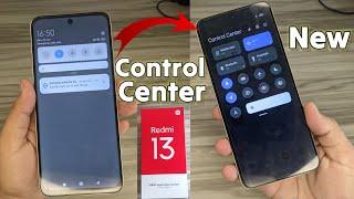 How to change control center in Redmi 13 | Redmi 13 New control center