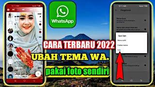 Cara Mengganti Background di WhatsApp Resmi dengan Foto Sendiri | ganti Tema Wallpaper WhatsApp 2022