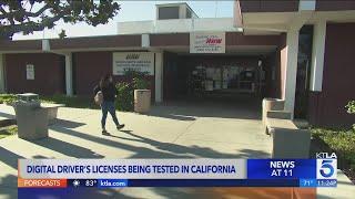 Digital driver's licenses are being tested in California