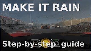 How to make it rain Assetto Corsa Sol Step by step guide