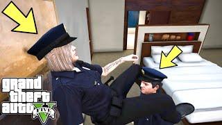 Michael Stole Franklin's Police Girlfriend In GTA 5 Story Mode! (Secret Mission)