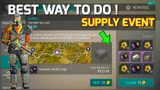 Best Way To Get Extremely Valuable Cargo | SUPPLY EVENT ! Last Day On Earth Survival