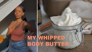 How I Make My Whipped Body Butter  shea butter baby