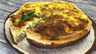 Mushrooms quiche recipe. Great choice for a festive meal | CookAtHome