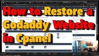 How to Restore a Godaddy Website in cPanel