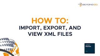 How To: Import, Export, and View XML Files in ServiceNow