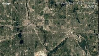 Google Timelapse: Minneapolis - St Paul, Minnesota