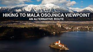 Hiking to the Mala Osojnica viewpoint at Lake Bled