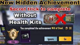 New Hidden Achievement Will Of Steel | hidden Trick to Complete Will Of Steel without health kit