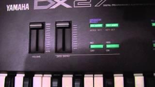 Yamaha DX-27  vintage synth review