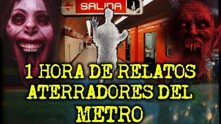 1 HORA DE RELATOS ATERRADORES EN EL METRO LA CIUDAD DE MEXICO