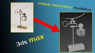 unique decoration modeling in 3dsmax | 3dsmax | 3d | | modeling |