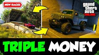 NEW GTA ONLINE WEEKLY UPDATE OUT NOW! | BRAND NEW RACES, TRIPLE MONEY, SALES & MUCH MORE!