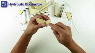 How to build Hydraulic Excavator, STEM Project, Science Project