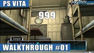 999: Nine Hours, Nine Persons, Nine Doors Walkthrough/Gameplay #1 (Third Class Cabin) (PS Vita)