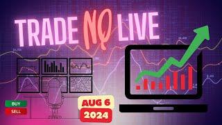 iTradePrices Live Trading Session | Aug 6th, 2024 | #nq_f  #mnq