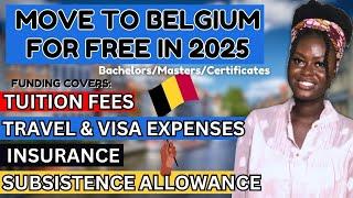 FULL SCHOLARSHIP TO STUDY IN BELGIUM FOR INTERNATIONAL STUDENTS|