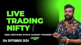 Bank Nifty50:SEP 5TH Live Options Trading today#BankNiftyTradingLive|In 2024 Learn Trading Easy Way