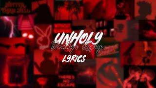 Unholy (Daddy's reply) LYRICS - [VIDKEN x GUN BOI KAZ Remix]