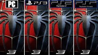 Spiderman 3 [ PC - Ps3 - Ps2- PSP ] Graphics Comparison