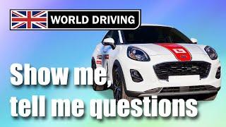 Show Me, Tell Me Questions 2024: UK driving test questions