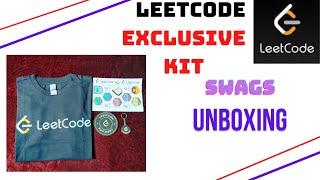 Leetcode Exclusive Kit || T-Shirt, Key Chain, Stickers, and Coaster || Unboxing Video 