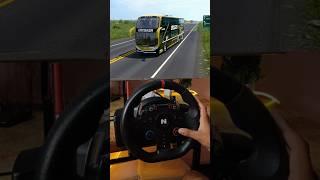 Overtaking like a pro Max Euro truck simulator 2 steering wheel gameplay #shorts