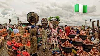 Largest and Bigggest FOOD MARKET in Lagos Nigeria West Africa, cost of living West Africa  