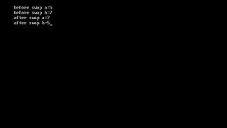 write a program to swap two variables without using 3rd variable and (+,-).