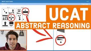 UCAT ABSTRACT REASONING: Answering questions LIVE on camera | KharmaMedic