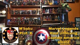 Marvel Legends Haul: Captain America Shield M’Baku Professor X