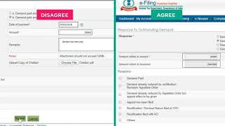 How to View & Respond to an outstanding tax Demand on the e-filing portal of the Department