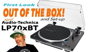 Audio-Technica LP70xBT TURNTABLE: UNBOXING, ASSEMBLY and SET-UP!