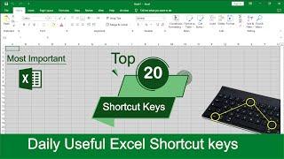 Excel Shortcut Keys | Best Excel Keys