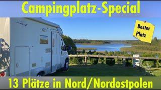 Campingplatz Special - 13 Campingplätze in Nordpolen