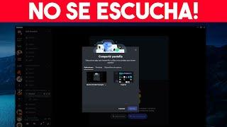 NO SE ESCUCHA el AUDIO al COMPARTIR PANTALLA en Discord (SOLUCION!)