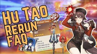 Hu Tao Updated FAQ | New Weapon Calcs, Funerational Isn't Good? Best Artifacts?