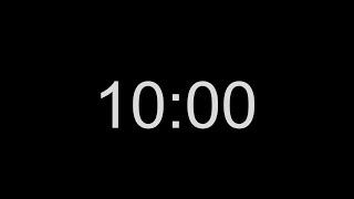 Ten Minute Countdown Timer with 10-second warm up and 3 Second Tone