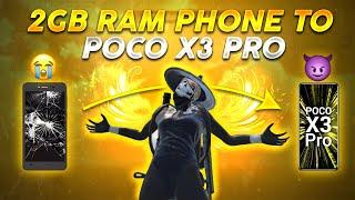 2GB RAM PHONE TO POCO X3 PRO JOURNEY| Poco X3 Pro 90fps | Poco x3 Pro bgmi montage